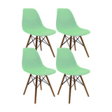 Set x 4 Sillas DKR Tipo Eames Verde Claro BoxBit