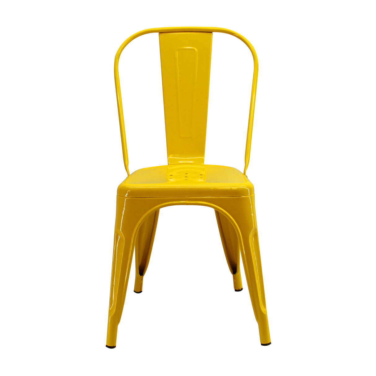 Silla TITAN Tipo Tolix Amarilla BoxBit