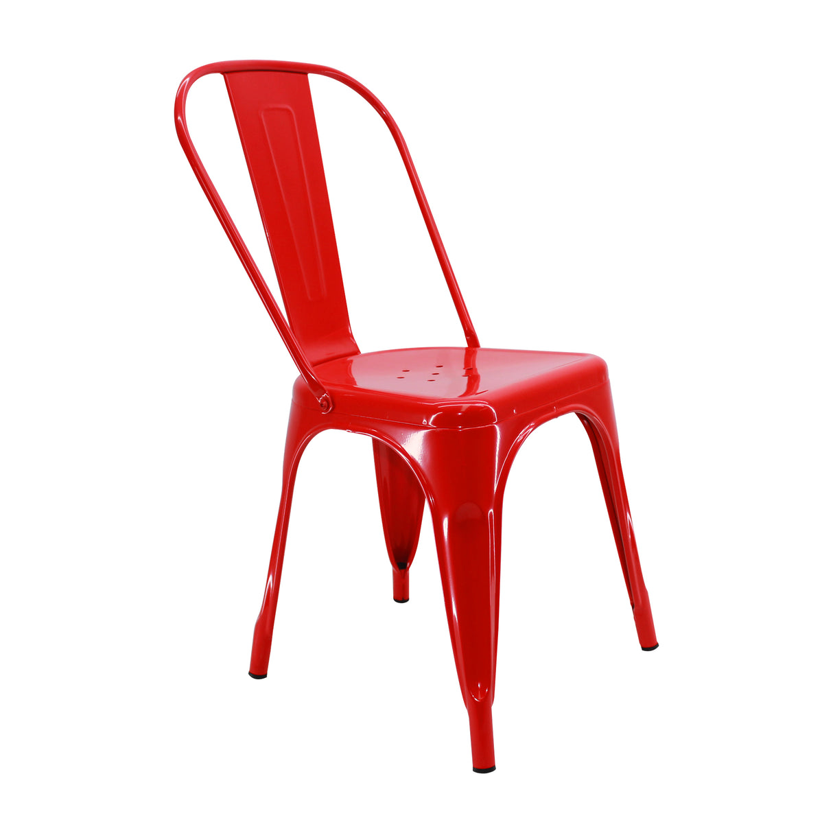 Silla TITAN Tipo Tolix Roja BoxBit