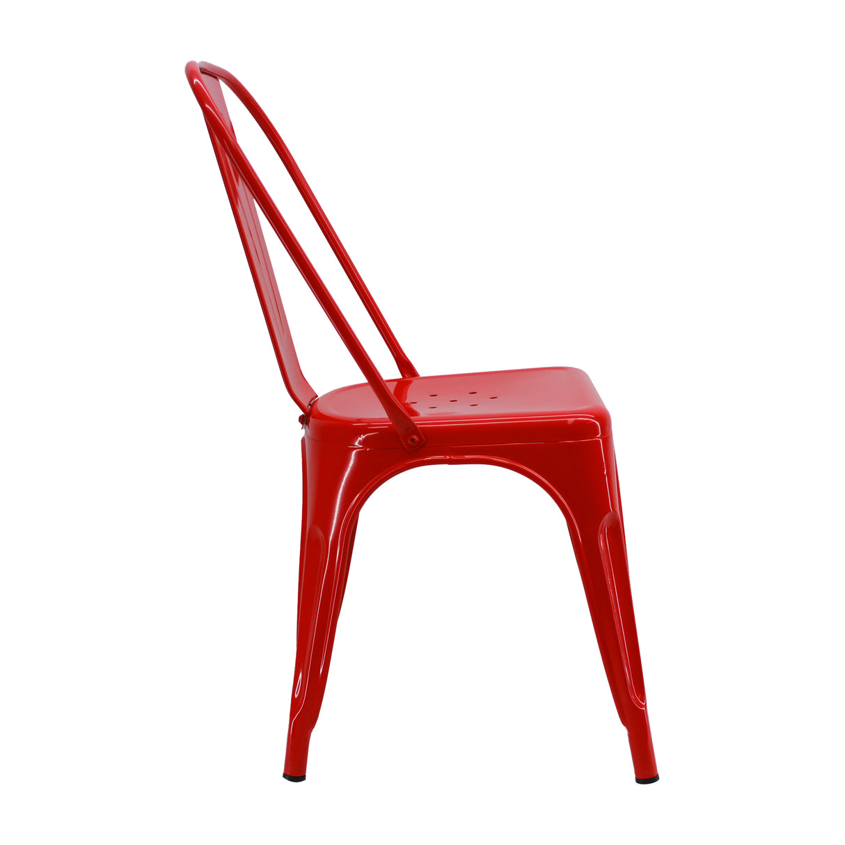 Silla TITAN Tipo Tolix Roja BoxBit